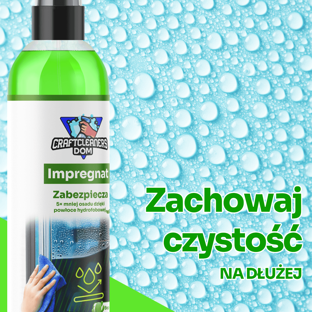 3w1 zestaw HYDROFOBOWY Do Łazienki i Kuchni 5x Mniej Kamienia i Osadów